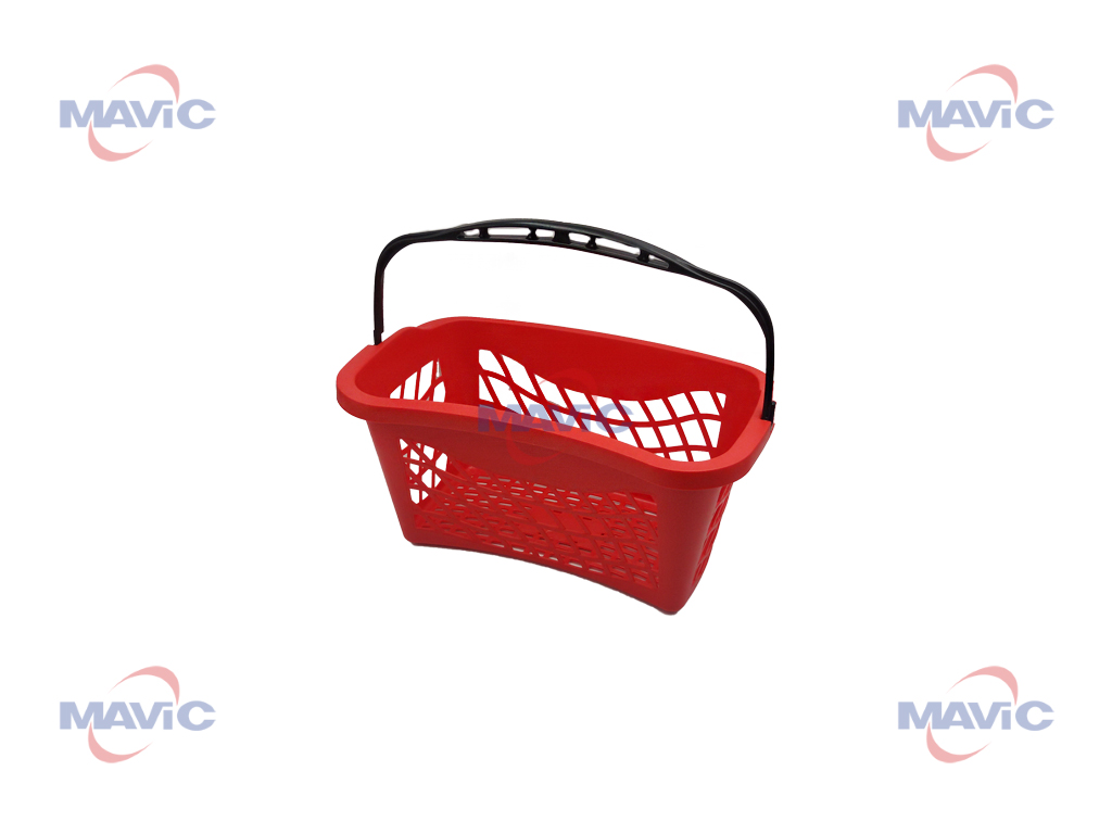 Cesto Per Frittura Winco FB-10 Nichelato | Manico Arancione 12,25 X 6,5 Pollici